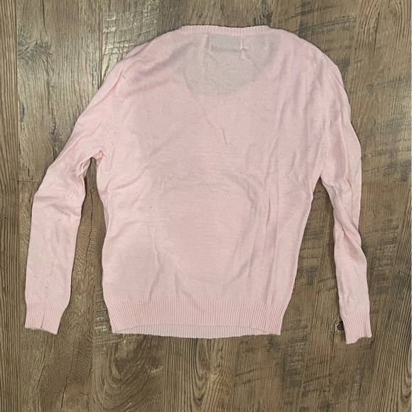 Wildfox Woman’s Pink Sweater Size Extra Small - Picture 3 of 4